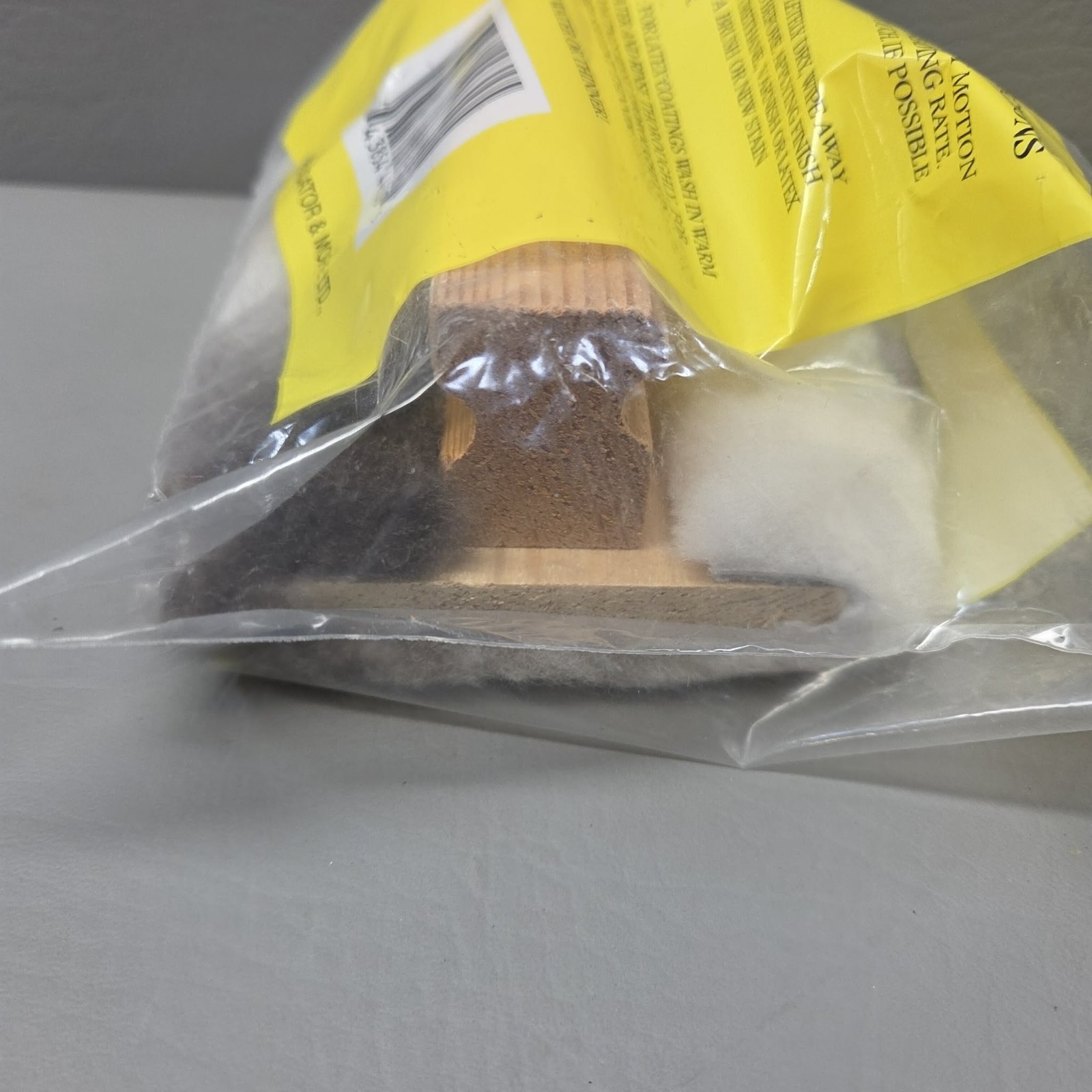 Applicator & More Lambswool Stain Applicator Wood Handle Interior Exterior B