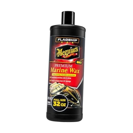 Meguiar’s Flagship Premium Marine Wax, M6332, Easy-to-Use 32 Fl Oz (Pack of 1)