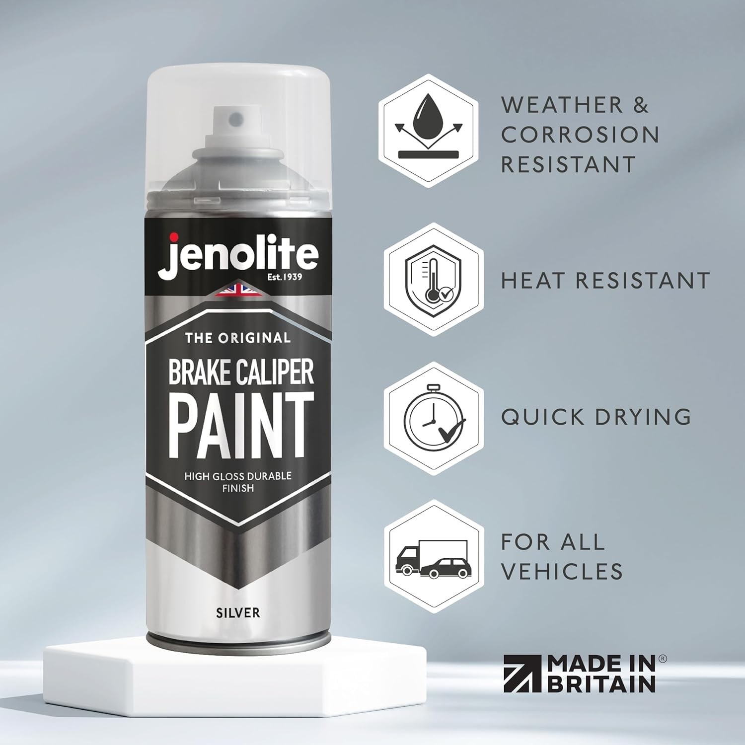 Brake Caliper Paint | SILVER | Restore & Transform Car Brake Calipers | 400ml…