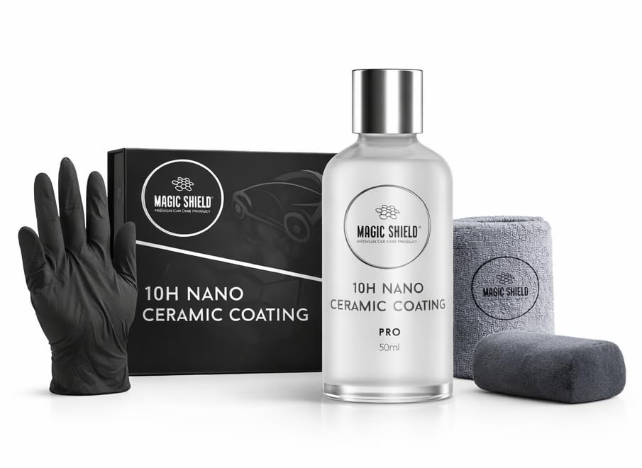 PRO 10H SiO2 Ceramic Coating for Cars, 50 mL | Self-healing finish; candy