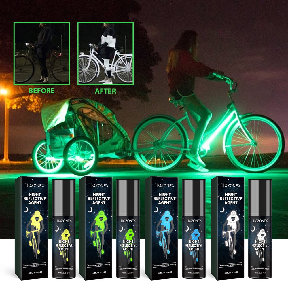 100ml Reflective Night Spray-Paint For Night Riding Glow-in-The-Dark Spray Paint