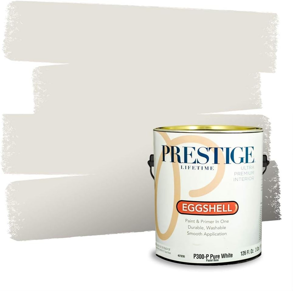 Interior Latex Paint – One-Coat Coverage, Paint & Primer In One, Eggshell, Low
