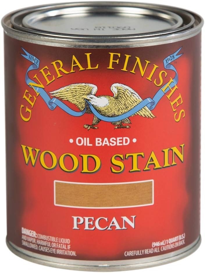 General Finishes Oil Based Wood Stain – Pecan – Quart
