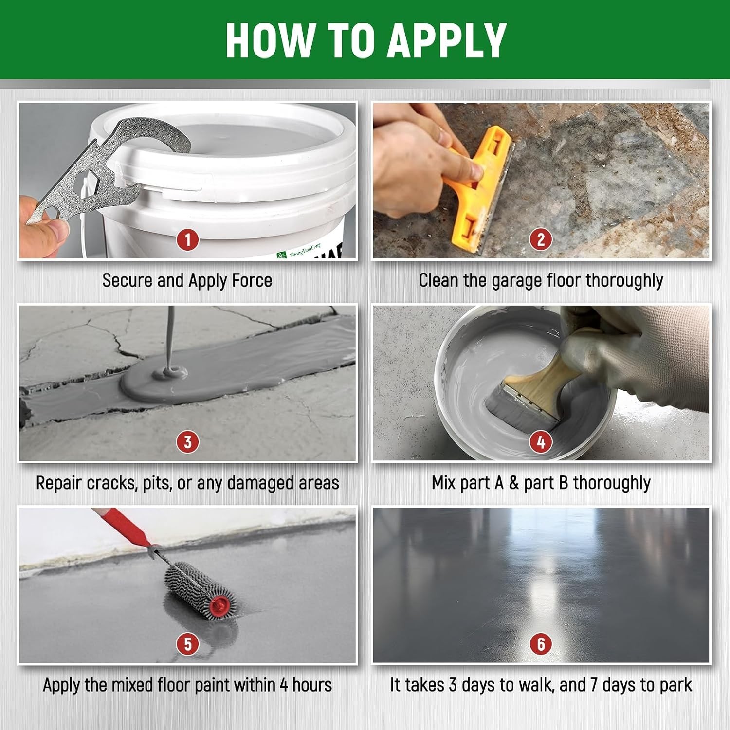 Versatile 1 Gallon Smoke Grey Floor Coating – Fueling Durability for All Spaces