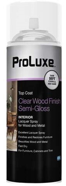ProLuxe PLX011S/54 Semi-Gloss 12.25 oz Clear Wood Finish Aerosol – Pack of 12