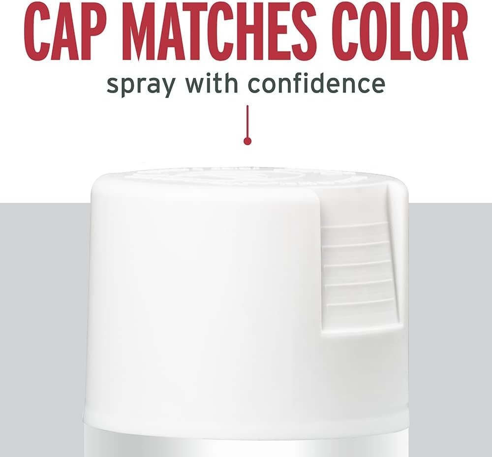 7780830 Stops Rust Spray Paint, 12 Ounce, Flat White Clean Metal Primer, 12 Fl O