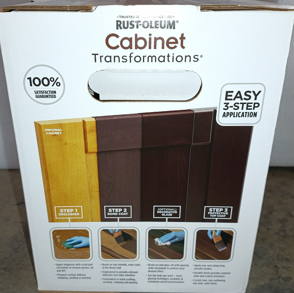 RUST-OLEUM 258240 Dark Tint Base Cabinet Coating Kit (Harvest)