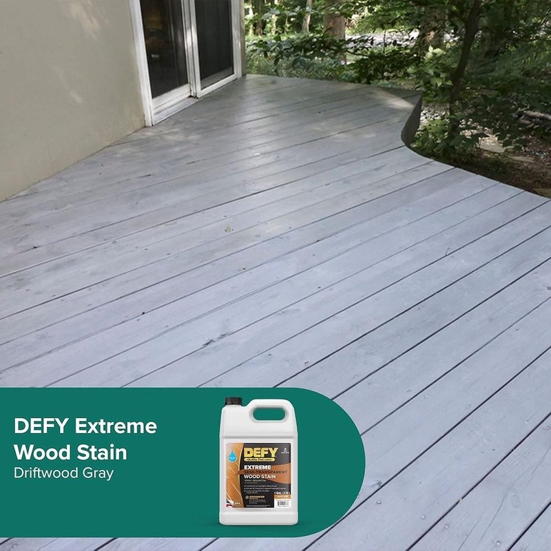 Advanced Outdoor Wood Stain & Seal Felt Waterproof Formula Decks Fences Patios
