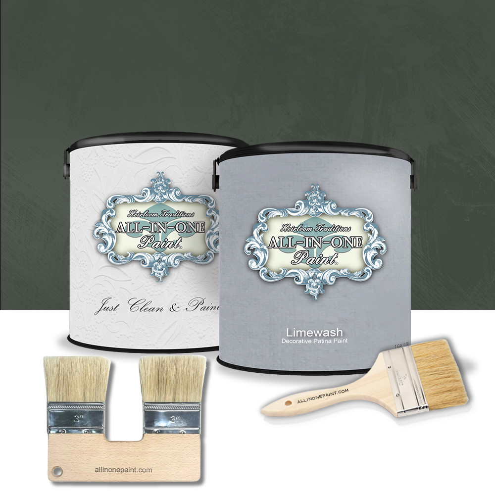 ALL-IN-ONE Paint Limewash Gallon Kit – Envy