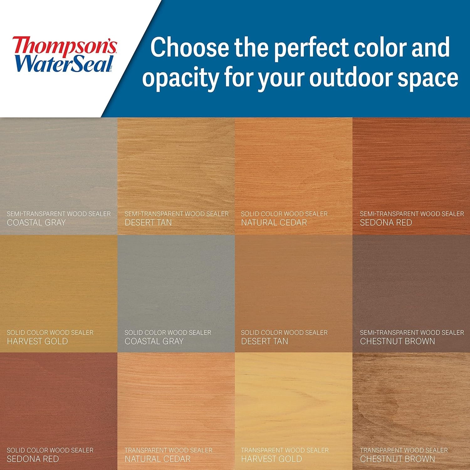 Thompson’s WaterSeal Multi-Surface Waterproofer Stain, Clear, 1 Quart