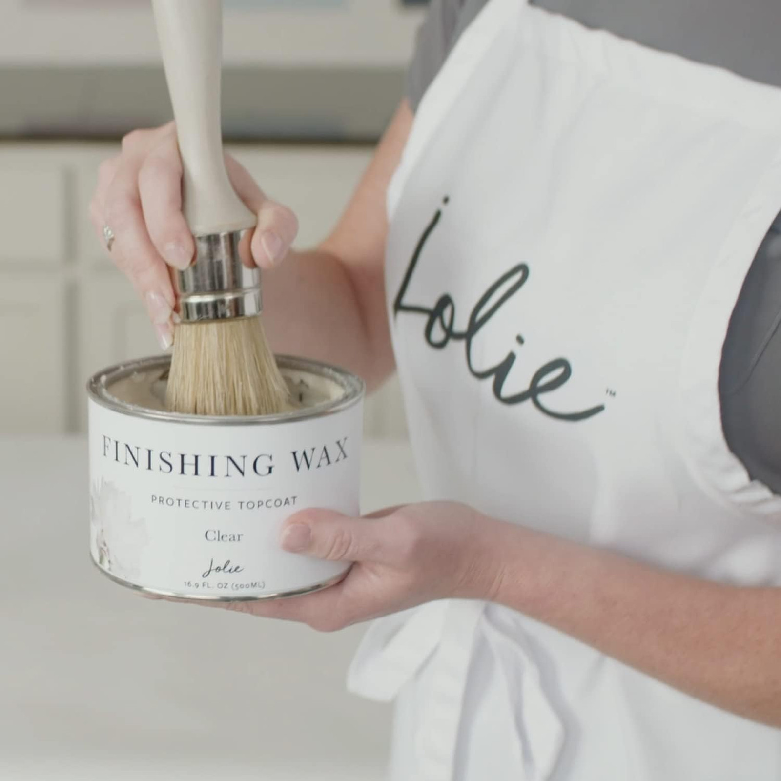 Finishing Wax Odorless Protective Topcoat Paint for Interior Furniture Cabinets