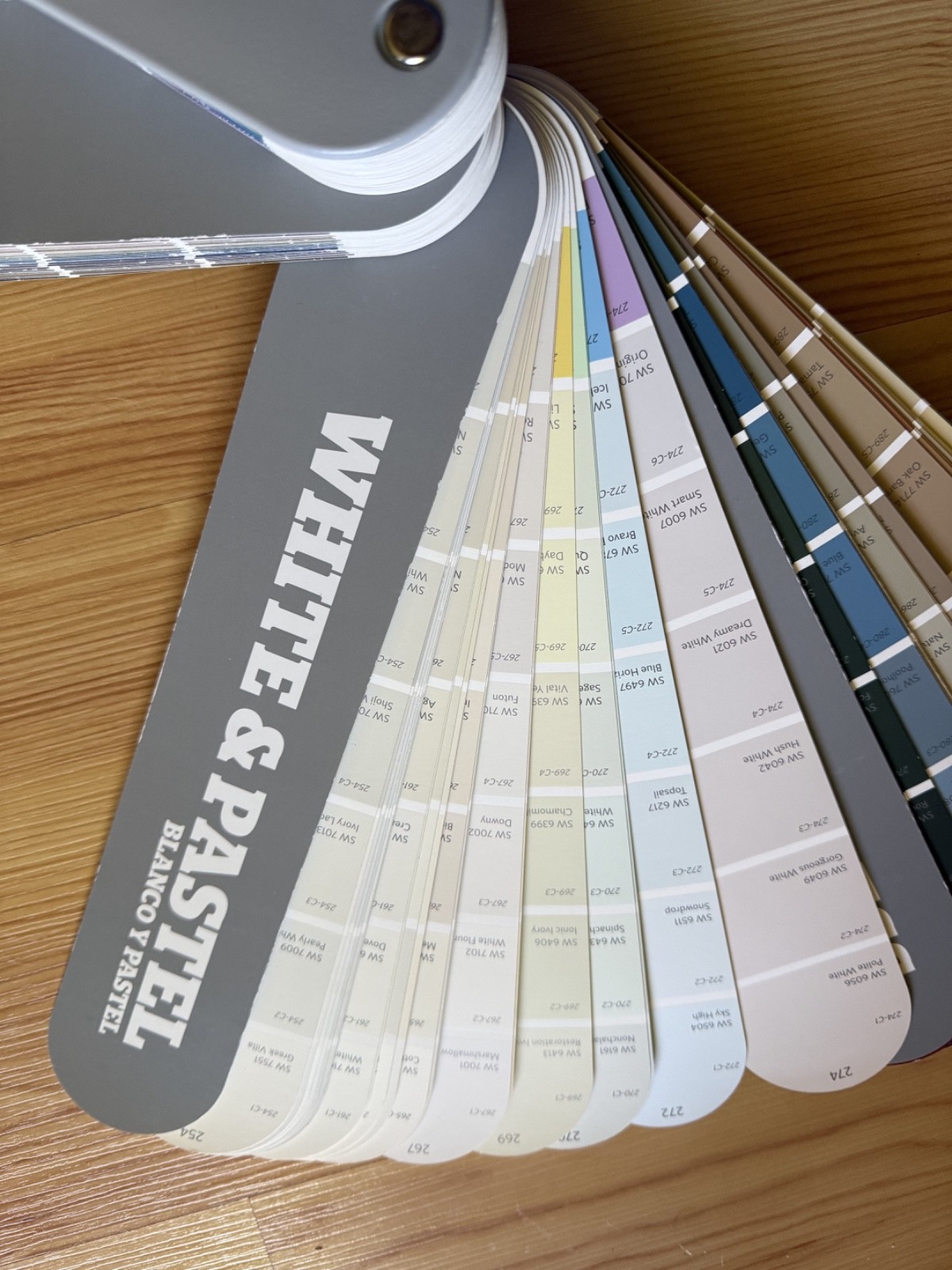 2015 Sherwin Williams Color Snap Paint Swatches Sample Fan Deck Book Match Chips