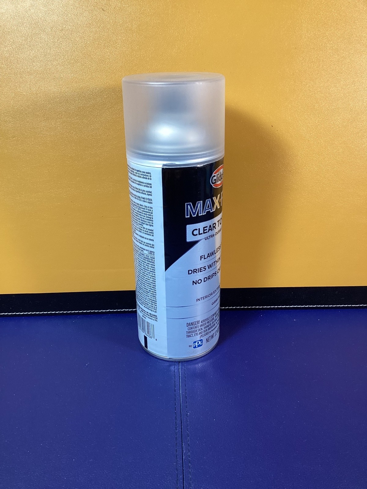 12 Oz. Matte Clear Interior/Exterior Topcoat Spray Paint Ultra Durable Finish