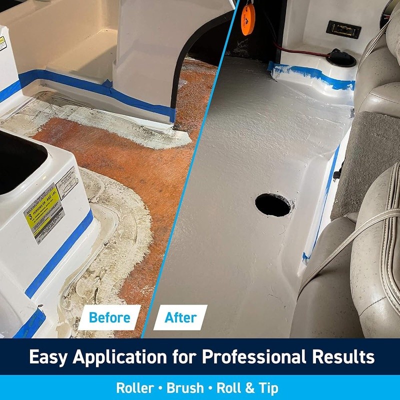Waterproof Bilge Paint High Gloss Epoxy Durable Protective Marine Coating Boats