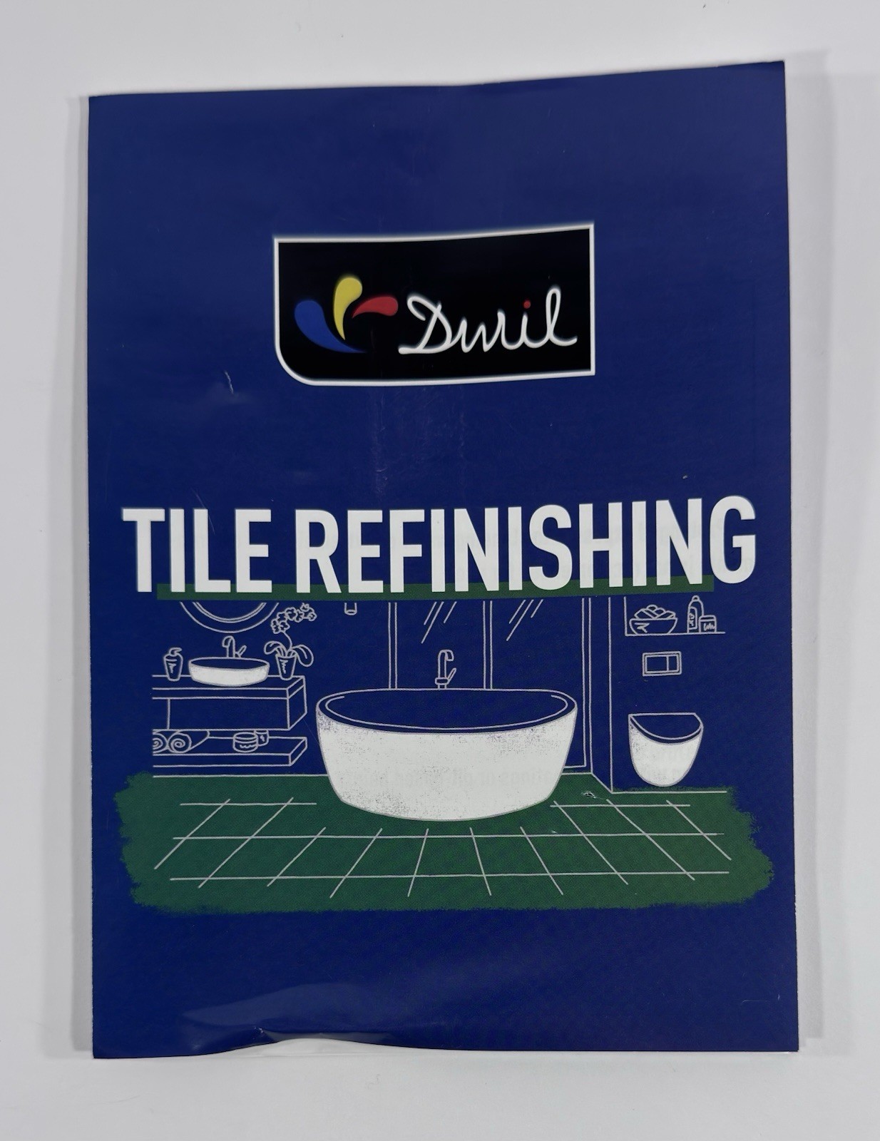Duril Tile Refinishing Kit 16 Fl Oz White exp 07/2027 Brush Roll Or Spray New