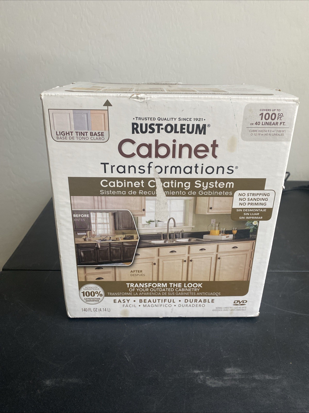 Rust-Oleum Cabinet Transformations Complete Coating Kit Light Tint Base 258109