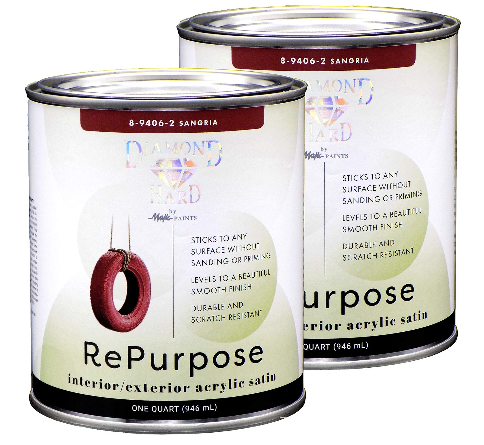 Majic Paints Interior/Exterior Satin Paint Repurpose Your Furniture Cabinets