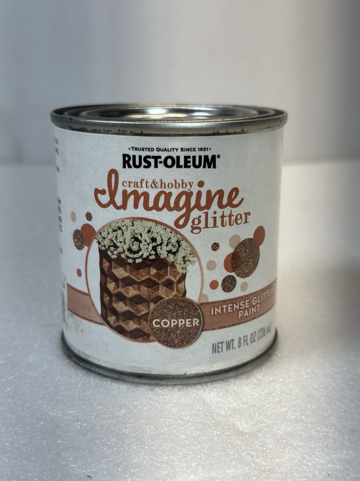 Rust-Oleum 349201 Craft & Hobby Imagine Glitter COPPER 8oz