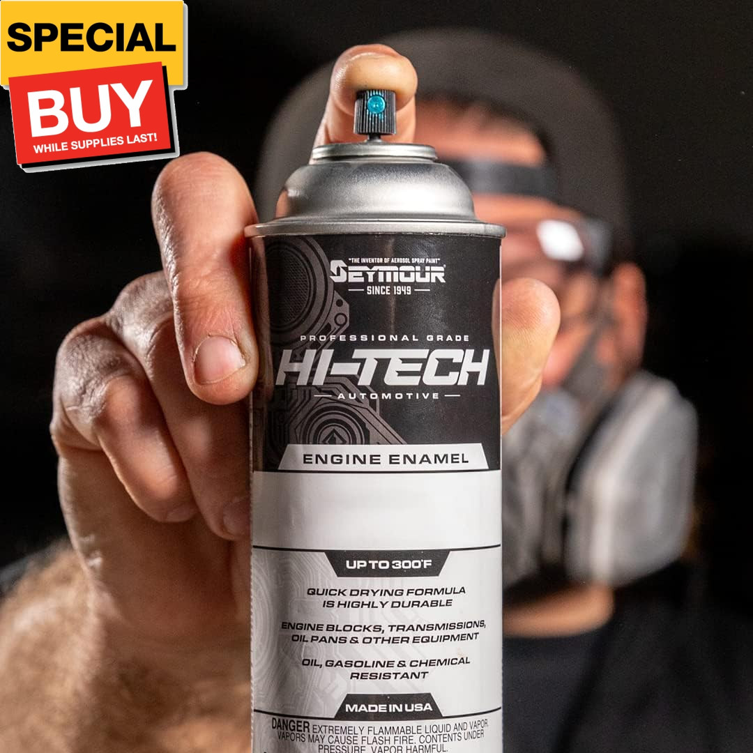 EN-71 Hi-Tech Engine Spray Paint, Dull Aluminum 12 Ounce (Pack of 1)