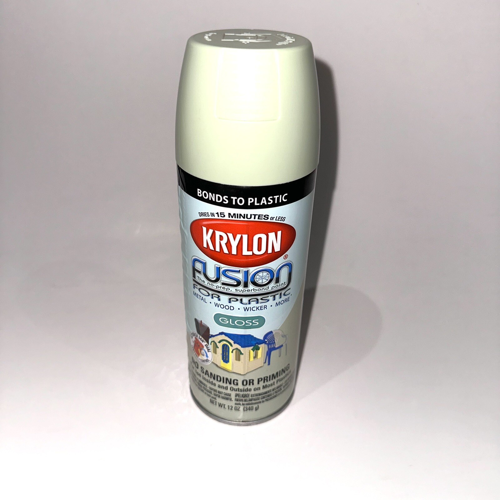 Krylon Fusion for Plastic Honeydew Ambrosia Gloss Aerosol Spray Paint 12 Oz New