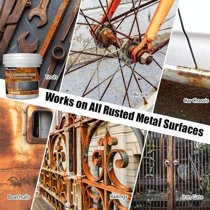Ultimate Rust Converter Paint Rust Reformer Inhibitor Metal Surfaces Easy Apply