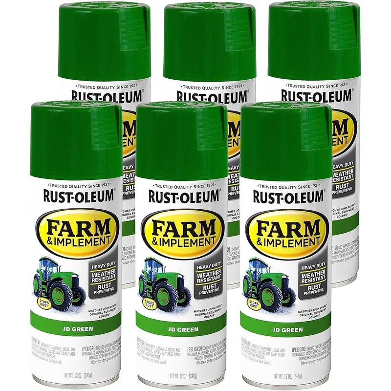 Heavy Duty Gloss Paint Farm Equipment Weather Resistant Metal Wood Coverage New