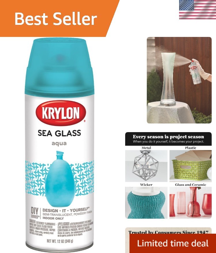 Matte Aqua Spray Paint (12 Oz) – Perfect for Creating Beach-Inspired Decor