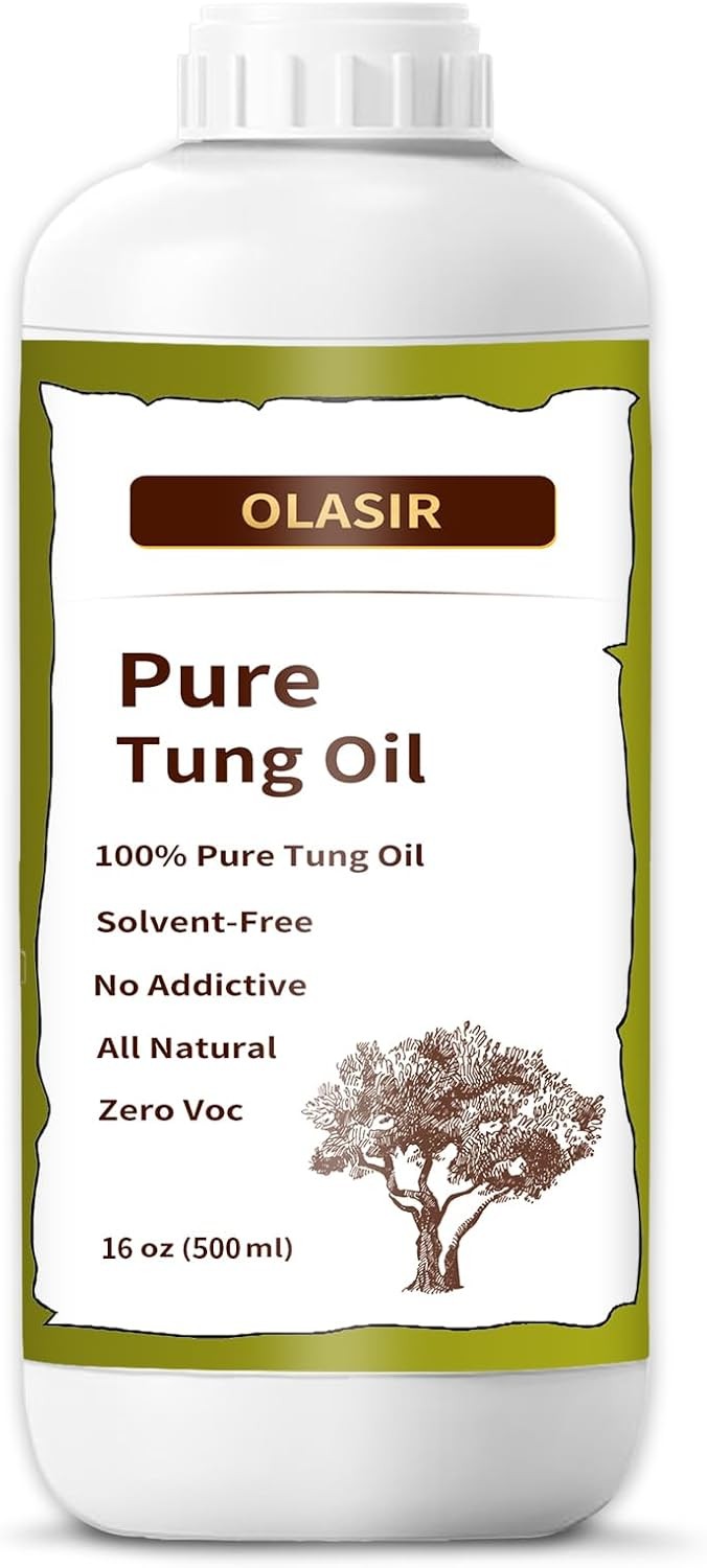 16oz Pure Natural Food Grade Tung Oil for Wood