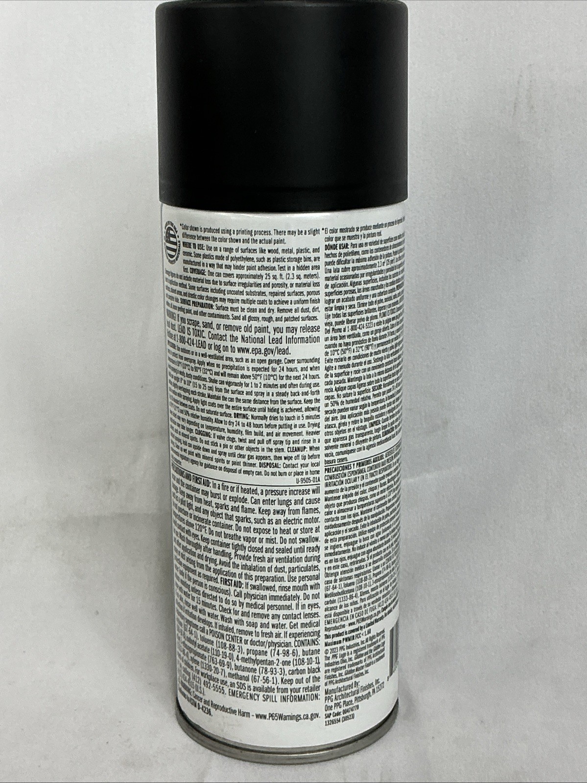 Glidden Master Finish 12 oz. Matte Black Paint Ultra-Durable Interior & Exterior
