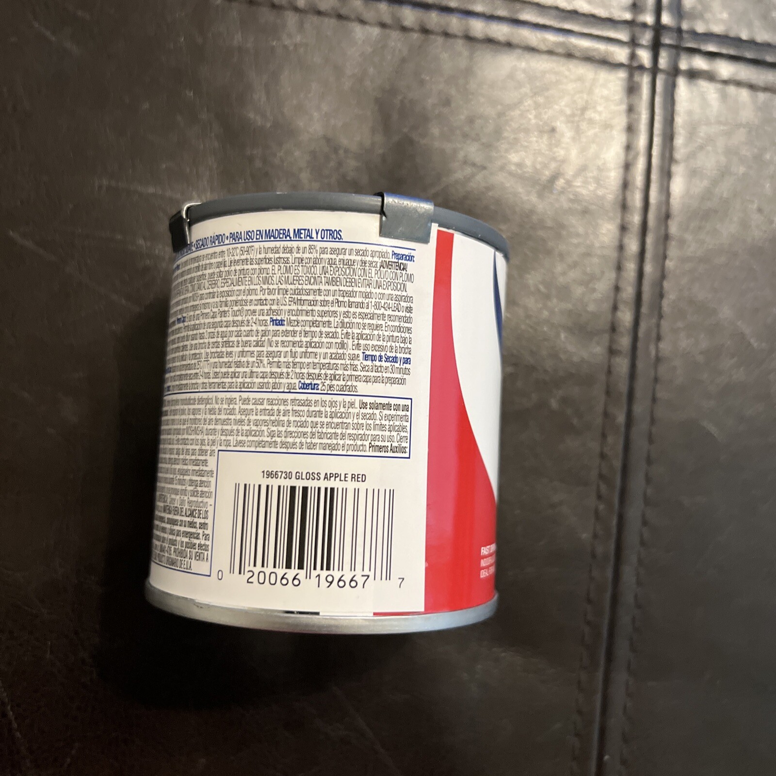 Rust-Oleum 1966730 Painter’s Touch Acrylic Latex Paint, Apple Red, 1/2 Pint