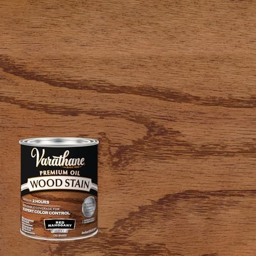 211724H Premium Wood Stain, Quart, Red Mahogany