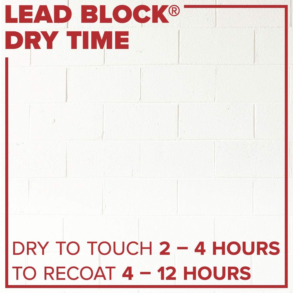 INSL-X Lead Block Lead Encapsulating Acrylic Paint Eggshell White 1 Gallon