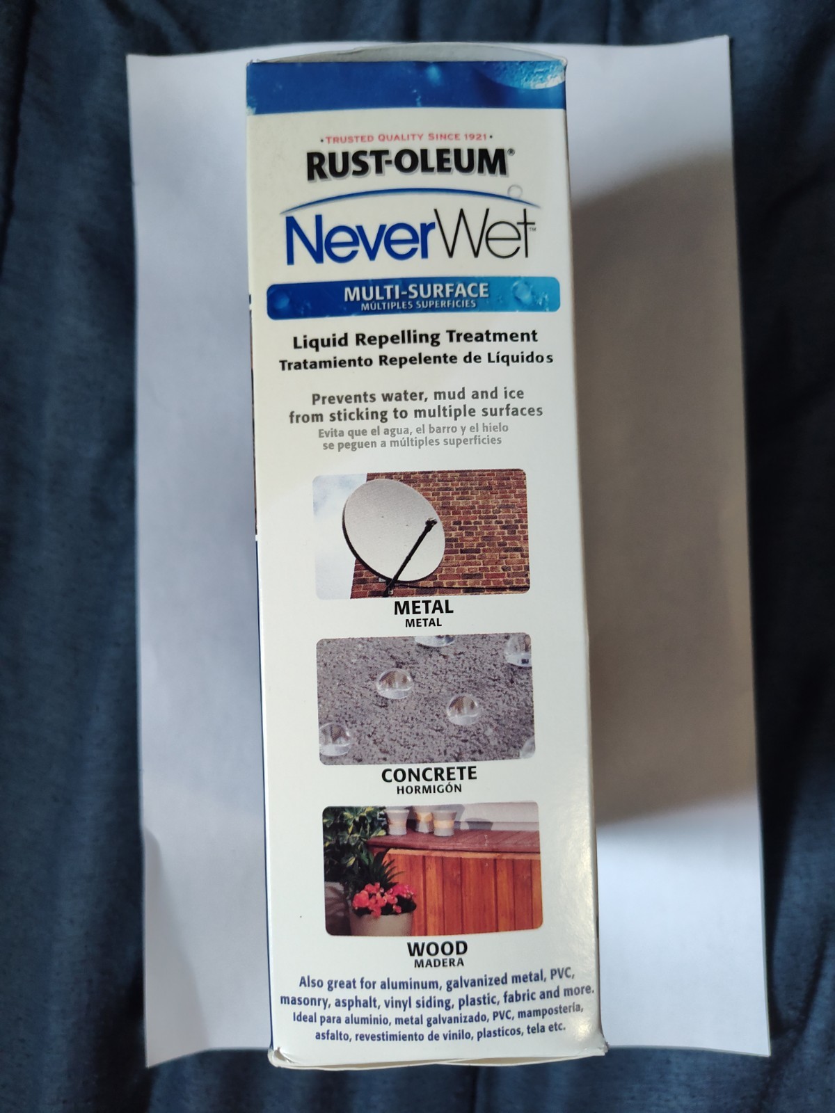 Never Wet Rust-Oleum 18oz Multi Purpose Protector Spray Kit Waterproof old stock