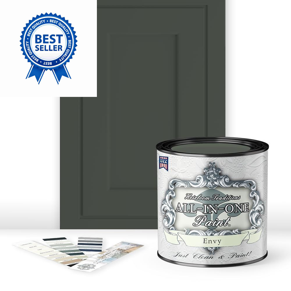 ALL-IN-ONE Paint by Heirloom Traditions, Envy 32 Fl Oz (Pack of 1),