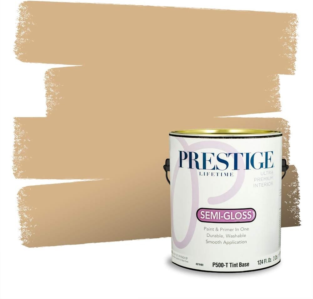 PRESTIGE Paints P500-T-3003-8AVP Paint and Primer In One, Fairmont Suit Gold, 1