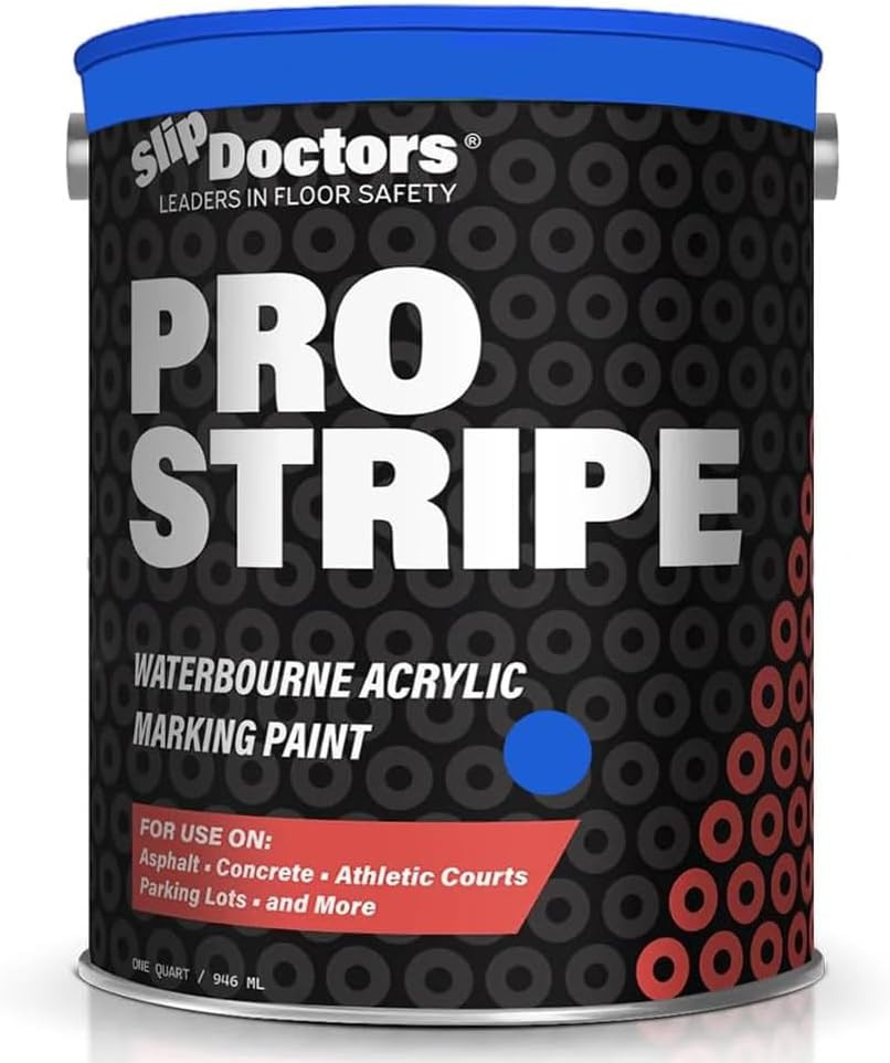 Pro Stripe Safety Blue Line Marking Paint – 1 Gallon for Courts & Lots