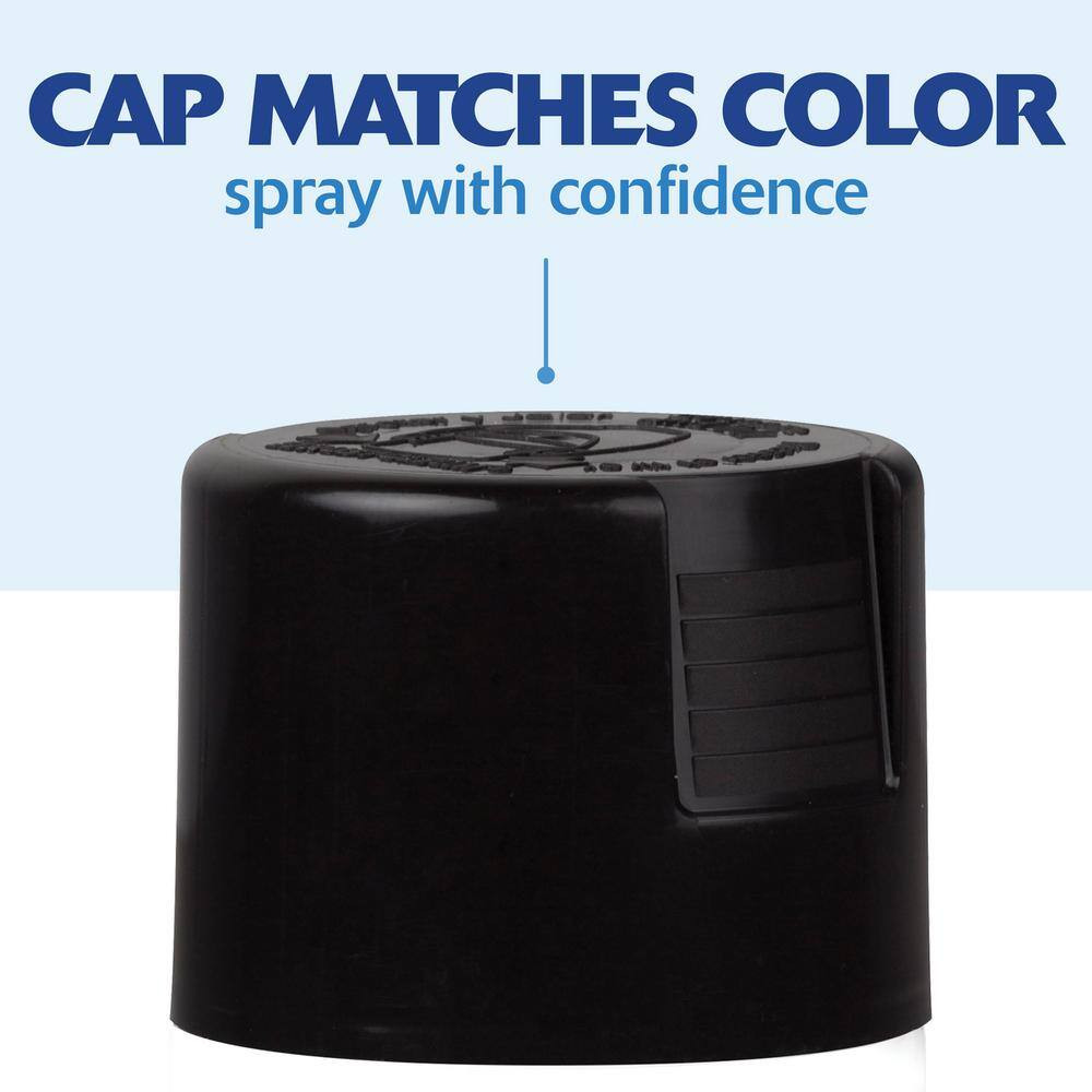 12 Oz. High Gloss Black Ultra Cover General Purpose Spray Paint (Case of 6)