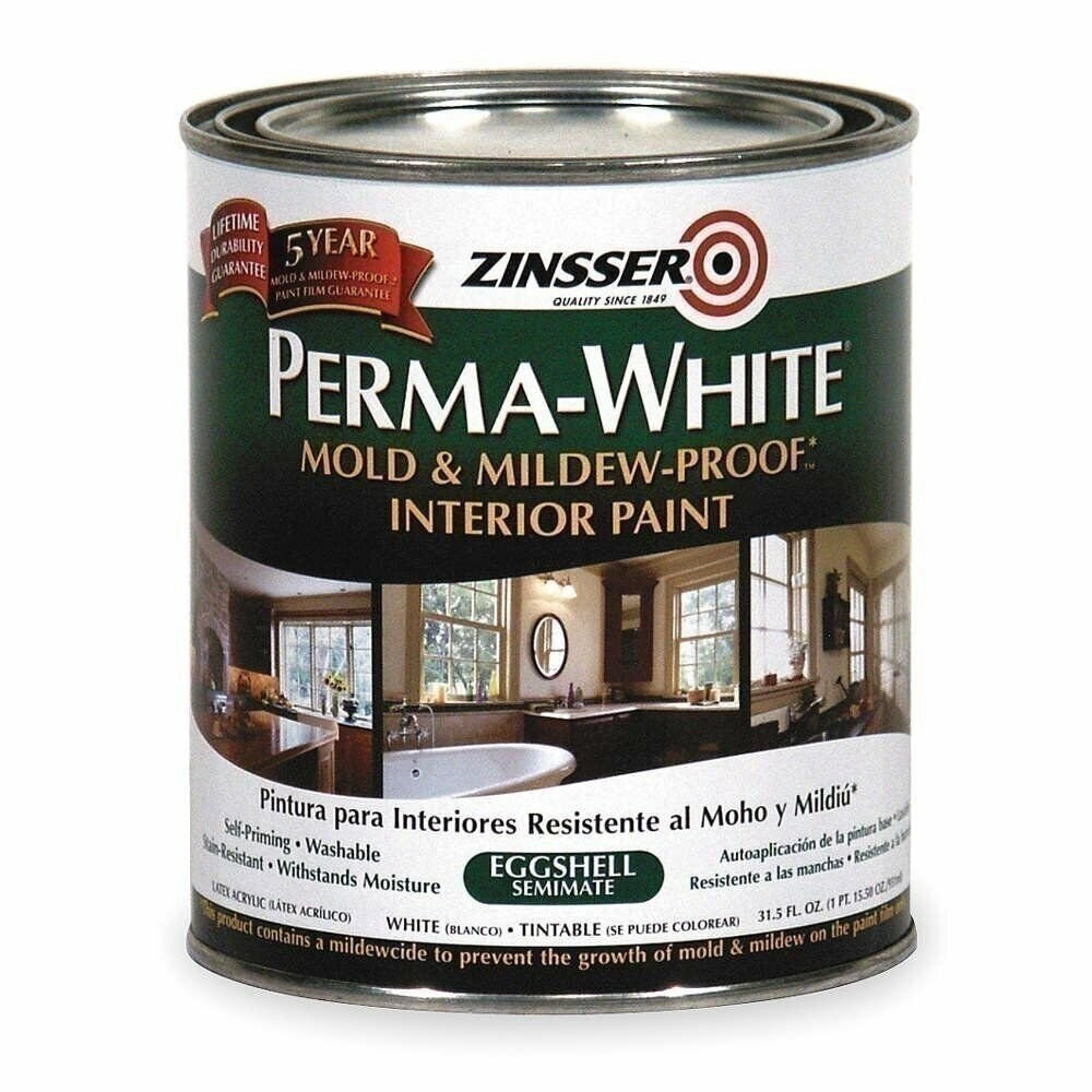 Latex Acry InteriorWhite, Eggshell, 1 qt