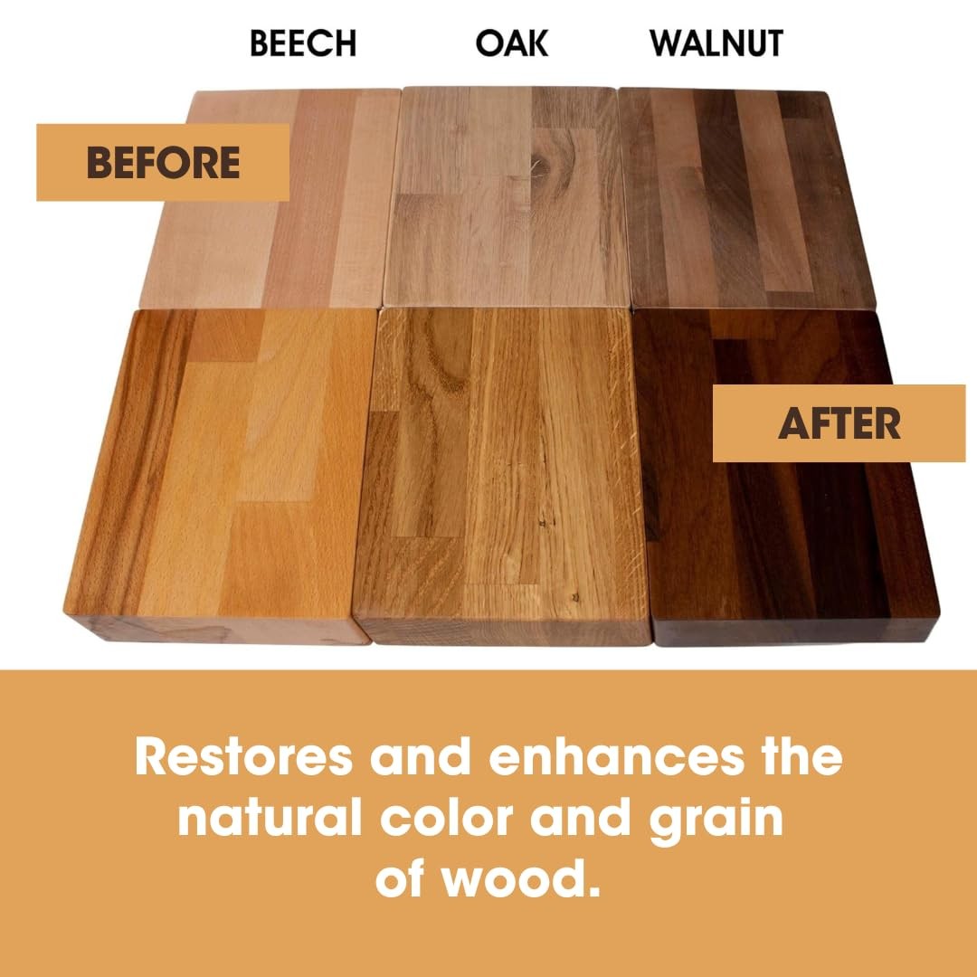Furniture Clinic Danish Oil 500ml Wood Care Interior Exterior Restoration