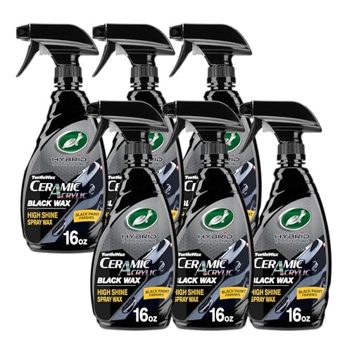 Hybrid Solutions Ceramic Acrylic Black Car Wax Spray, Restores Apperance of