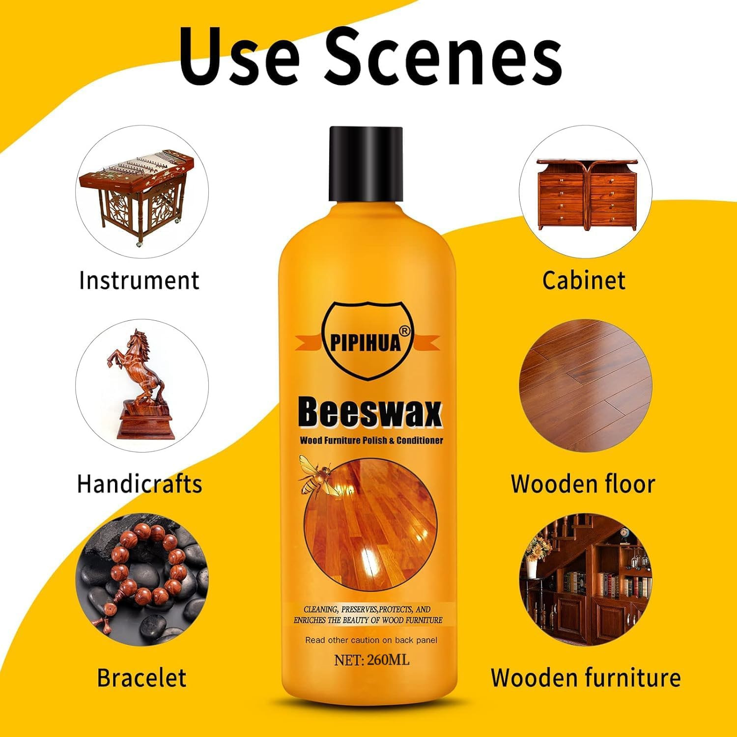 Beeswax Furniture Polish & Conditioner – Wood Seasoning Beeswax, Furniture Wax O