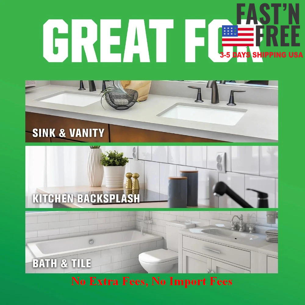 [HOT SALE] (2 pack) Rustoleum Tub and Tile White Aerosol, NEW USA SALE!!