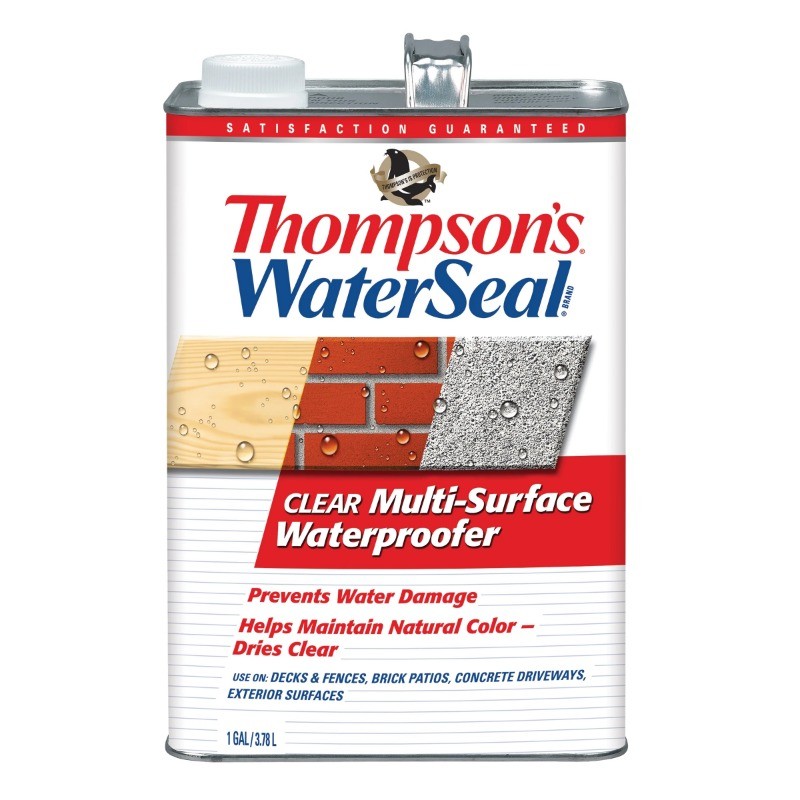 Thompson’s WaterSeal Multi-Surface Waterproofer, Clear, 1 Gallon