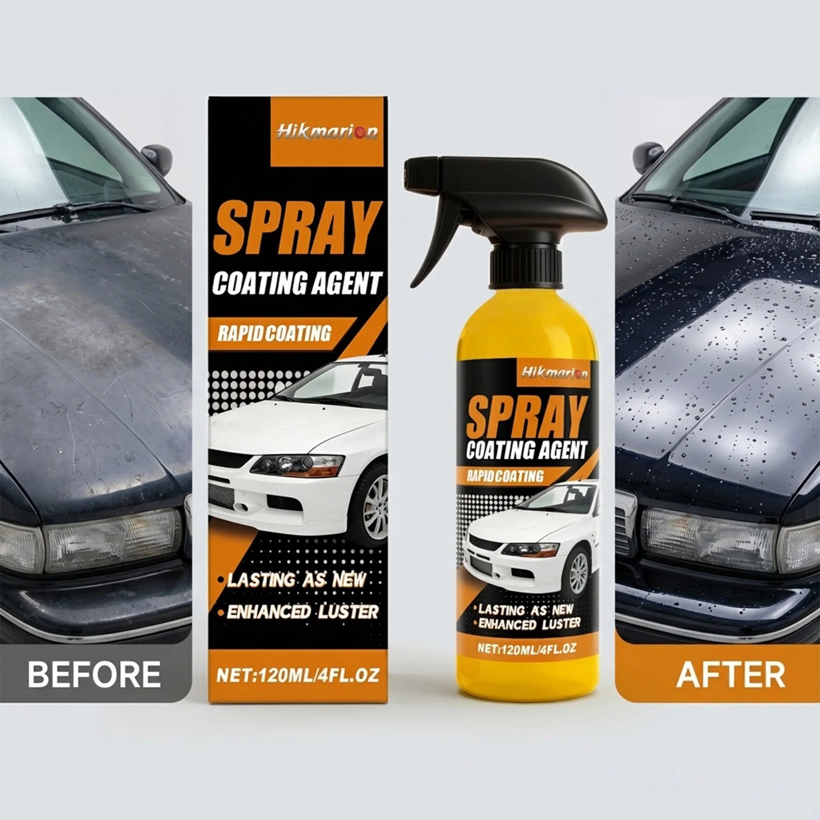 1Pack 300ml Car Coating Spray Car Paint Spray Coating Agent Antifouling New