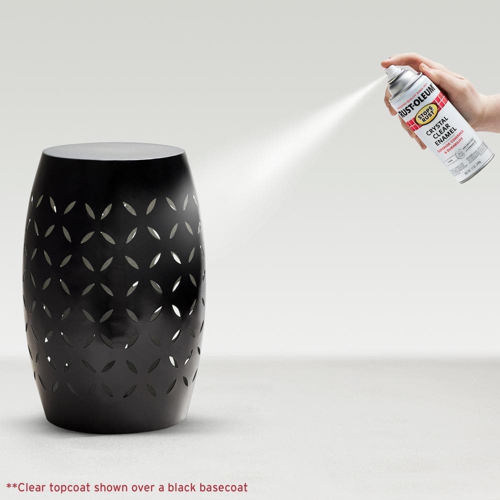 12 oz. Protective Enamel Gloss Crystal Clear Spray Paint