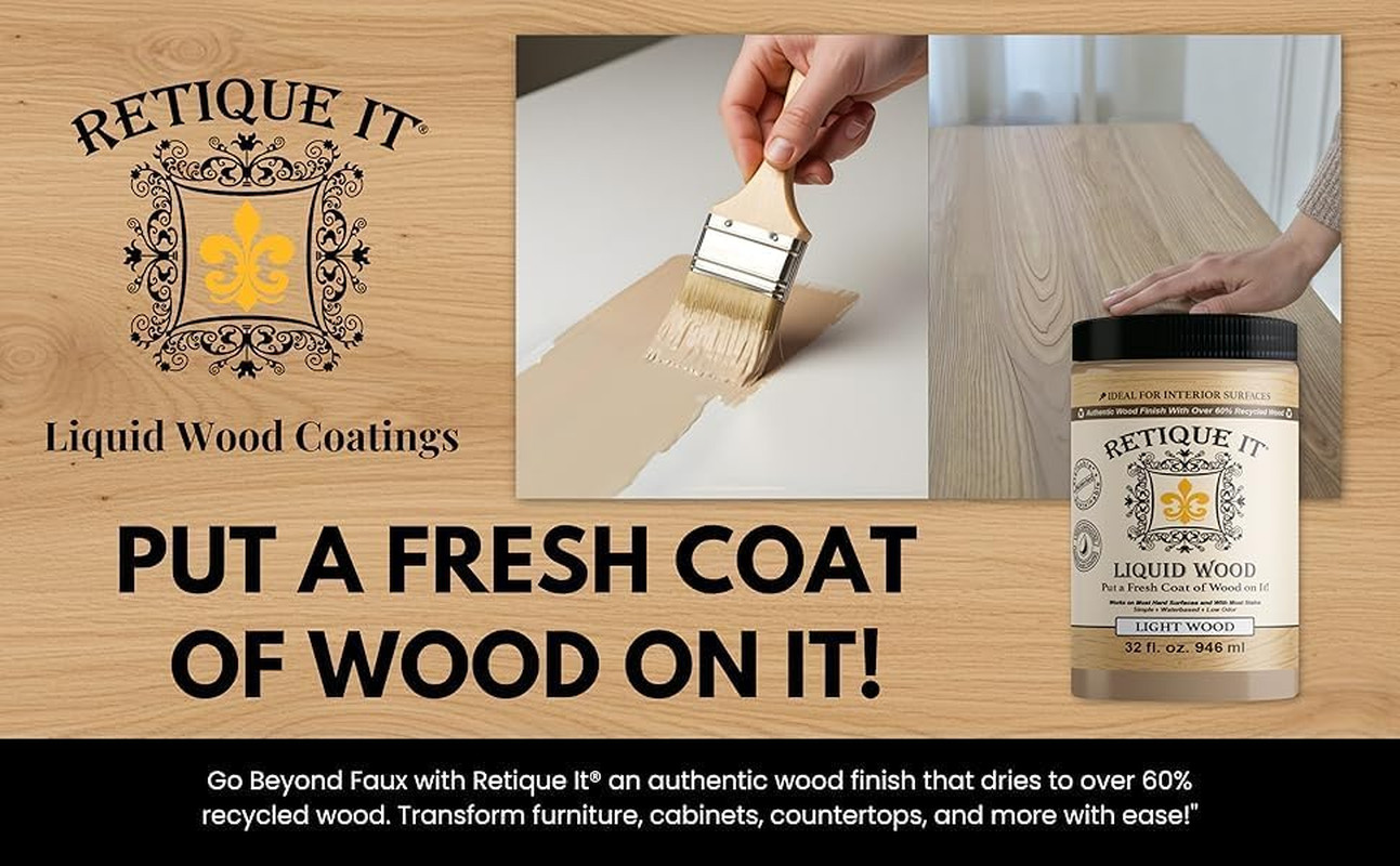 New and Improved Formula Liquid Wood Coatings – Stainable Primer – Paint It Then