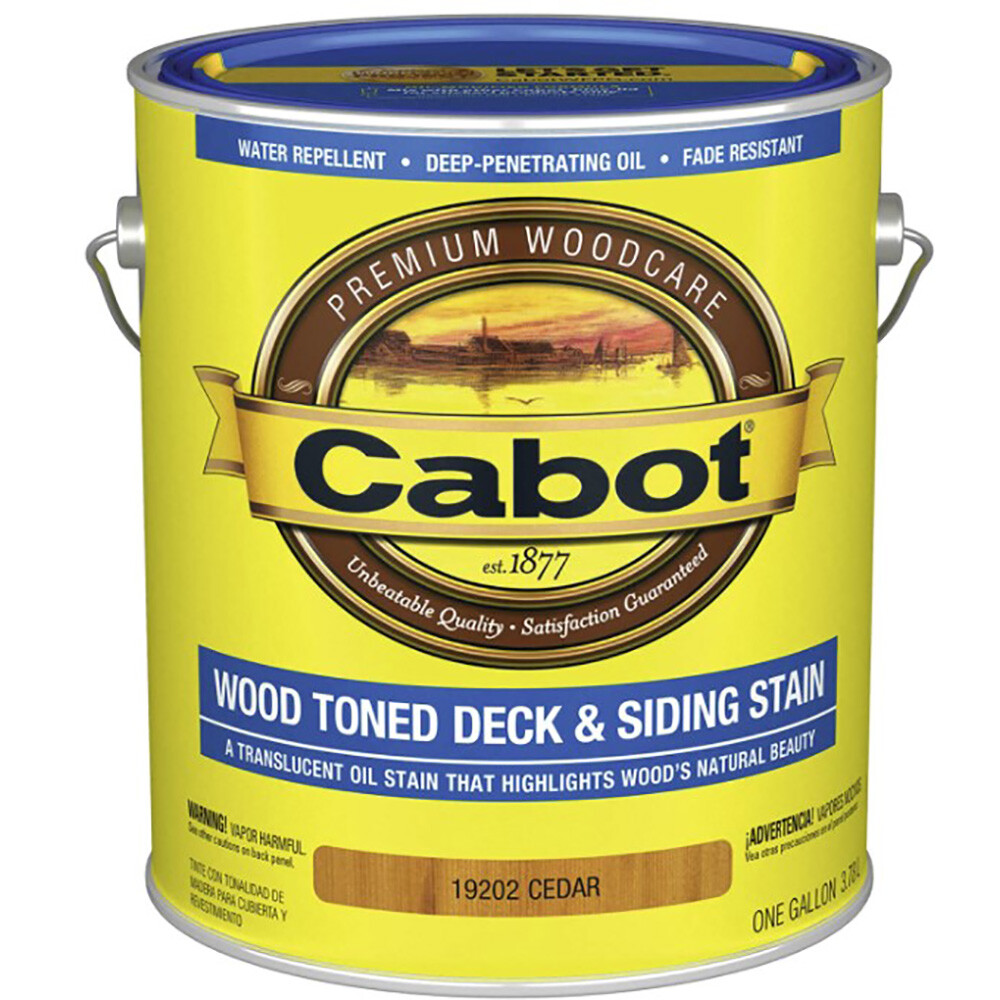 Cabot VOC Wood Toned Deck and Siding Exterior Stain Cedar gal