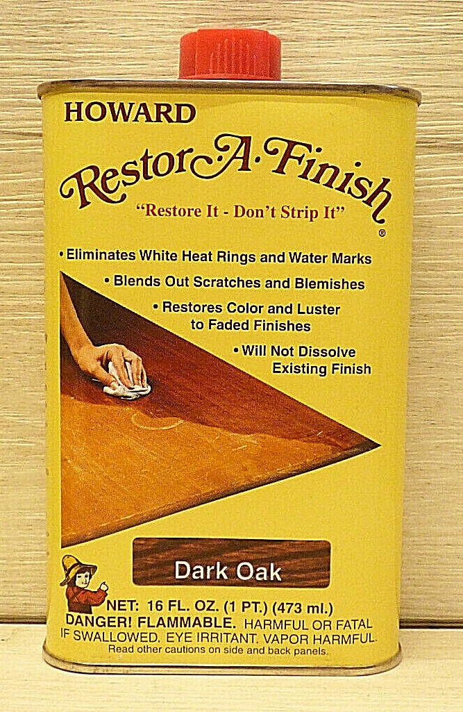 Howard Products RF7016 Restor-A-Finish, 16 oz, Dark Oak 16