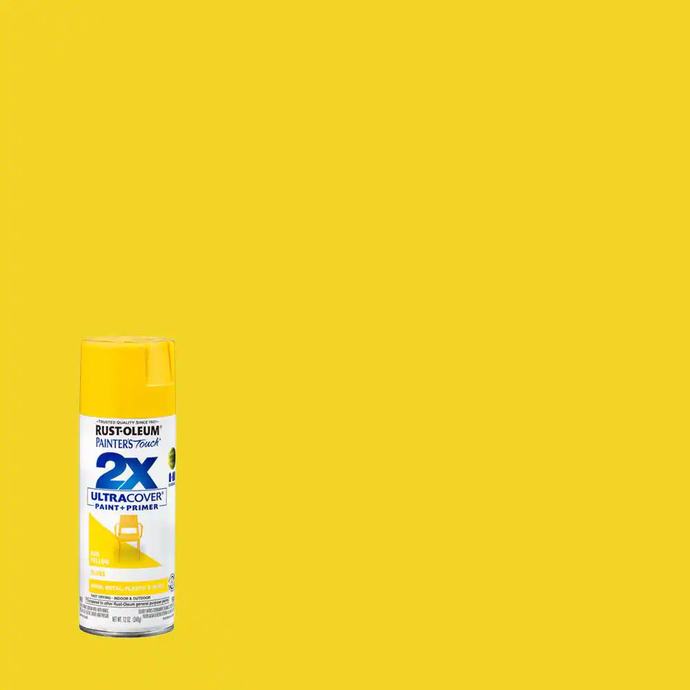 12 Oz. Gloss Sun Yellow General Purpose Spray Paint