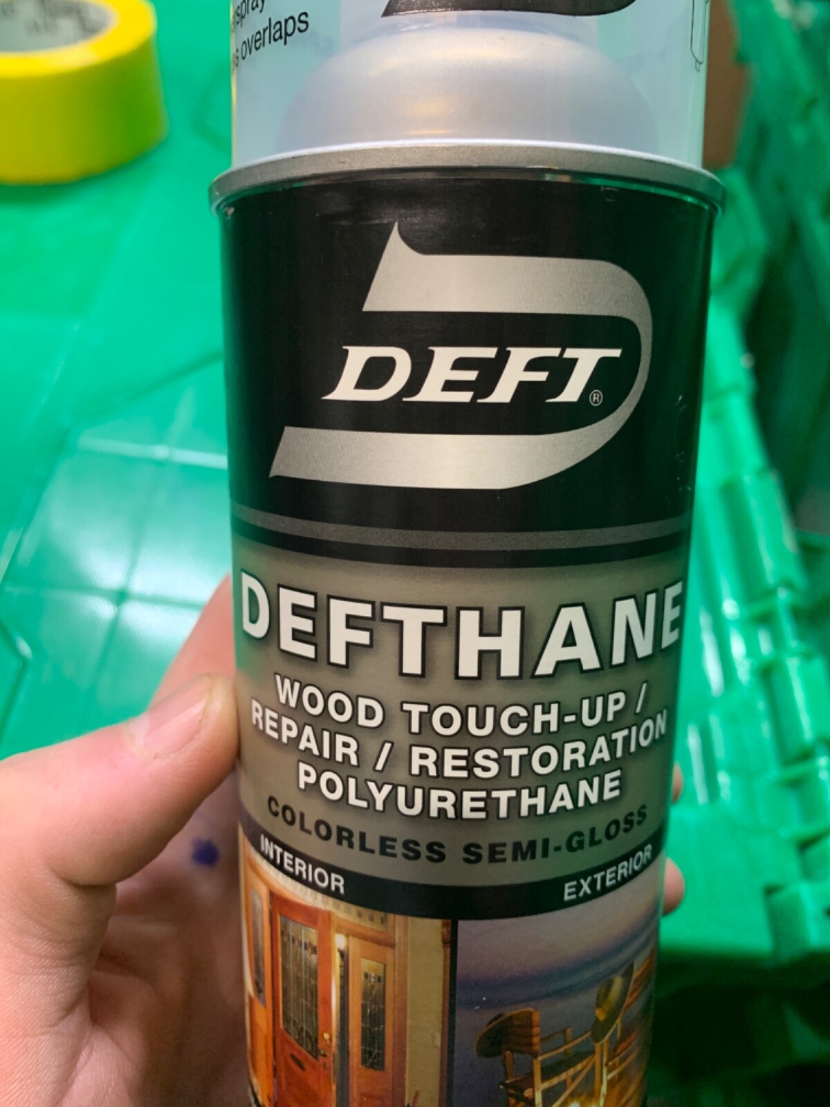 Deft Defthane Polyurethane Spray CLEAR semi gloss 11.5oz DFT025S/54